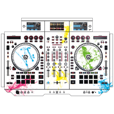 dj-skins Numark NS 7 III Skin HOLI IN COLORS